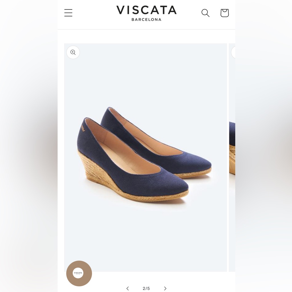 Viscata Roses Canvas Wedges